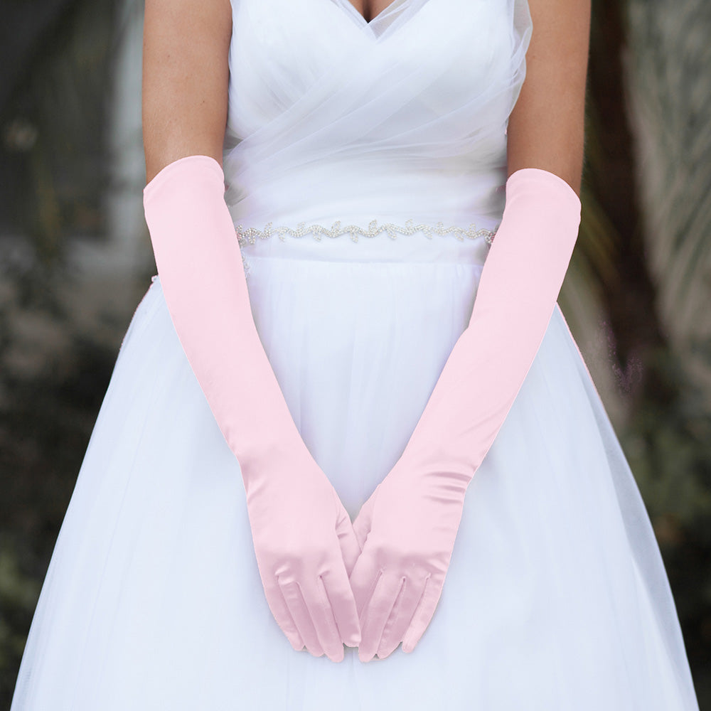 Dressy Satin Wedding Chic Gloves