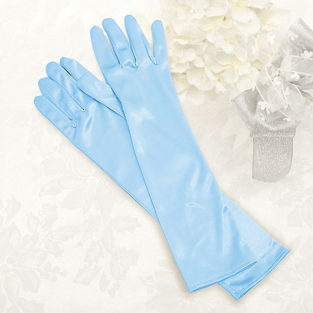 Dressy satin gloves