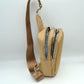 Minimalist Utility Sling Bag with Dual Zipper Compartments