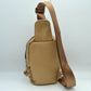 Minimalist Utility Sling Bag with Dual Zipper Compartments