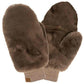 C.C Women's Faux Fur Pop Top Mittens Gloves Shepherd Lining
