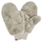 C.C Women's Faux Fur Pop Top Mittens Gloves Shepherd Lining