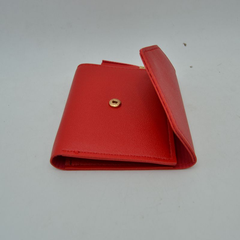Envelope Flap Compact Wallet with Tassel Charm