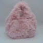 Fluffy Shaggy Plush Handbag with Integrated Top Handle