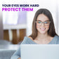 Blue Light Glasses for Screens & LED Lights – 2.3X More Protection | Anti-Glare & Eye Strain Relief