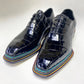 Maurice Ghost Alligator Oxford - Black
