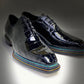 Maurice Ghost Alligator Oxford - Black