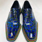 Maurice Ghost II Alligator Oxford - Navy