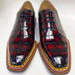 Maurice Ghost Alligator Oxford - Burgundy