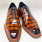 Maurice Ghost Alligator Oxford - Cognac