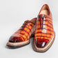 Maurice Ghost Alligator Oxford - Cognac