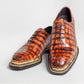 Maurice Ghost Alligator Oxford - Cognac