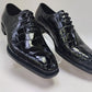 Maurice Gladiator Alligator Lace-Up Oxford - Black