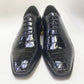 Maurice Gladiator Alligator Lace-Up Oxford - Black