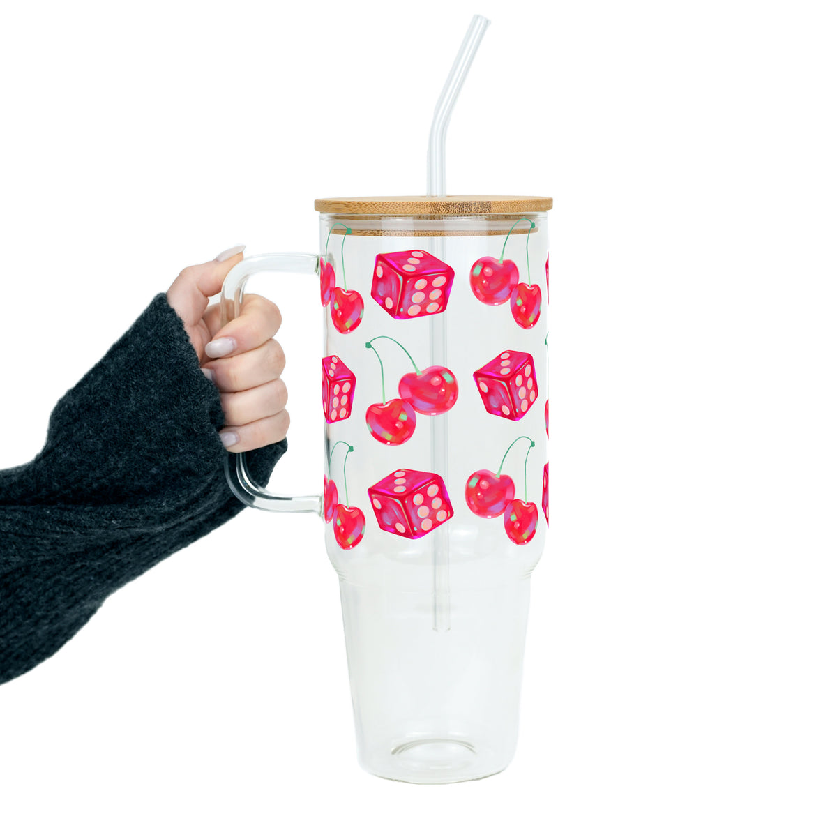 Lucky Girl Glass Cups