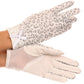Sakkas Annie wrist length antique look femminine assorted stretch glove with lace
