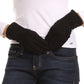 Sakkas Lidy Leather Embroidered Comfortable Warm Snow Touch Screen Finger Gloves
