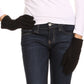 Sakkas Lidy Leather Embroidered Comfortable Warm Snow Touch Screen Finger Gloves