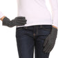Sakkas Lidy Leather Embroidered Comfortable Warm Snow Touch Screen Finger Gloves