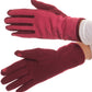 Sakkas Lidy Leather Embroidered Comfortable Warm Snow Touch Screen Finger Gloves