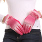 Sakkas Sophie Ombre Knitted Faux Fur Wrist Band Touch Screen Capable Gloves