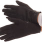 Sakkas Rayanne Soft Classic Knit Faux Leather Wrist Band Touch Screen Warm Gloves