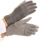 Sakkas Rayanne Soft Classic Knit Faux Leather Wrist Band Touch Screen Warm Gloves