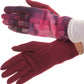 Sakkas Kade Pixel Ombre Multi Colored Patterned Warm Touch Screen Winter Gloves