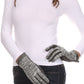 Sakkas Lilith Heather Knit Wrist Length Touch Screen Wrist Snap Winter Gloves