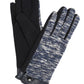 Sakkas Lilith Heather Knit Wrist Length Touch Screen Wrist Snap Winter Gloves