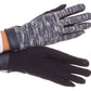 Sakkas Lilith Heather Knit Wrist Length Touch Screen Wrist Snap Winter Gloves