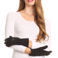 Sakkas Liya Classic Warm Driving Touch Screen Capable Stretch Gloves Fleece Lined