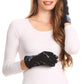 Sakkas Liya Classic Warm Driving Touch Screen Capable Stretch Gloves Fleece Lined