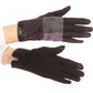 Sakkas Liya Classic Warm Driving Touch Screen Capable Stretch Gloves Fleece Lined