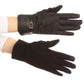Sakkas Emie Quilted and Lace Super Soft Warm Driving Gloves Touch Screen Capable