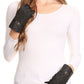 Sakkas Emie Quilted and Lace Super Soft Warm Driving Gloves Touch Screen Capable