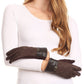 Sakkas Emie Quilted and Lace Super Soft Warm Driving Gloves Touch Screen Capable