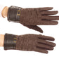 Sakkas Emie Quilted and Lace Super Soft Warm Driving Gloves Touch Screen Capable