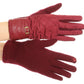 Sakkas Emie Quilted and Lace Super Soft Warm Driving Gloves Touch Screen Capable