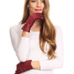 Sakkas Emie Quilted and Lace Super Soft Warm Driving Gloves Touch Screen Capable