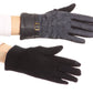 Sakkas Emie Quilted and Lace Super Soft Warm Driving Gloves Touch Screen Capable