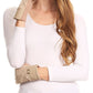 Sakkas Emie Quilted and Lace Super Soft Warm Driving Gloves Touch Screen Capable