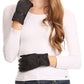 Sakkas Emie Quilted and Lace Super Soft Warm Driving Gloves Touch Screen Capable