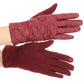 Sakkas Emie Quilted and Lace Super Soft Warm Driving Gloves Touch Screen Capable