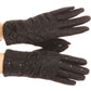 Sakkas Emie Quilted and Lace Super Soft Warm Driving Gloves Touch Screen Capable