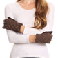 Sakkas Emie Quilted and Lace Super Soft Warm Driving Gloves Touch Screen Capable