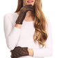 Sakkas Emie Quilted and Lace Super Soft Warm Driving Gloves Touch Screen Capable