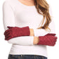 Sakkas Emie Quilted and Lace Super Soft Warm Driving Gloves Touch Screen Capable