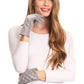Sakkas Emie Quilted and Lace Super Soft Warm Driving Gloves Touch Screen Capable