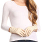 Sakkas Emie Quilted and Lace Super Soft Warm Driving Gloves Touch Screen Capable